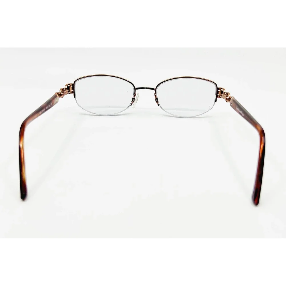 Zyloware Sophia Loren Eyeglasses Women Brown M231 Semi-Rimless 51-19-135